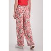 Wide Leg Hose mit Blumenmuster Rot gemustert monari 35282