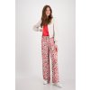 Wide Leg Hose mit Blumenmuster Rot gemustert monari 47260