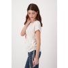 27064 5 kurzarm blusenshirt zum raffen beige monari 77812