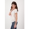Kurzarm Blusenshirt zum Raffen Beige monari 77812
