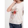 27064 6 kurzarm blusenshirt zum raffen beige monari 91248 1