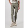 Camouflage Hose mit Blumen Mehrfarbig Khaki gemustert monari 55161