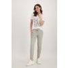 Jogpants mit Glitzerschrift Khaki monari 77995