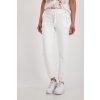 monari Jogger mit Bindeband und Reissverschluss Weiss Off White monari 87025