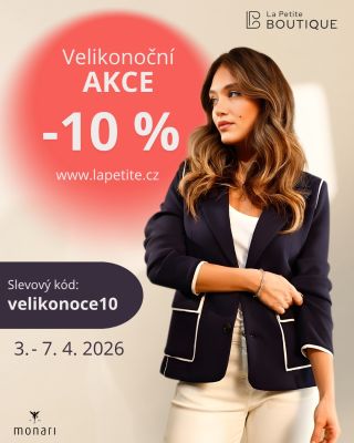 Velikonoce. Nová sezóna. Nový pocit 🌷🛒 Dopřejte si jaro ve své nejstylovější podobě se SLEVOU -10 % na veškerý sortiment...