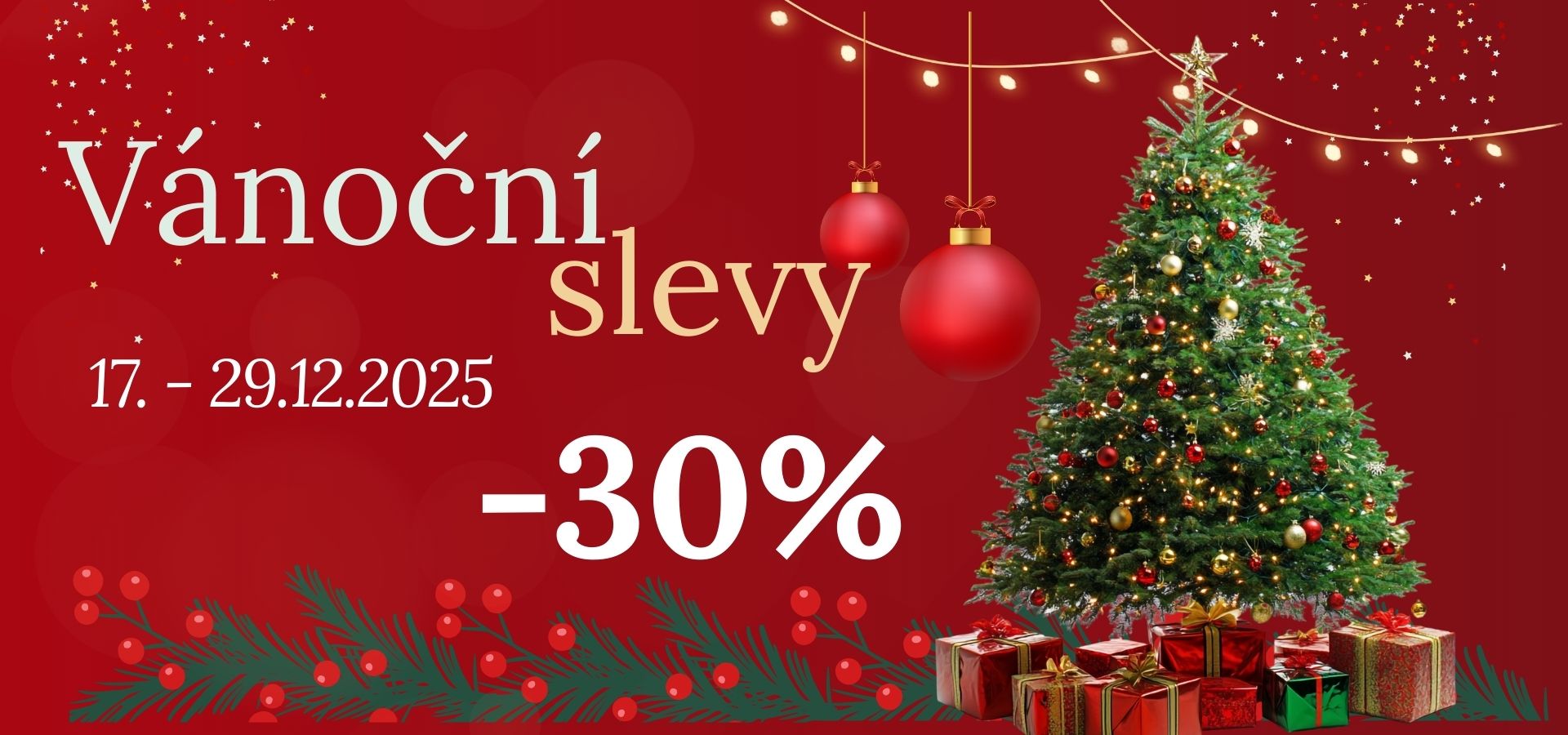 VÁNOČNÍ SLEVY