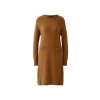 ŠATY OUI 85821 světle hnědé