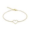 náramek SRDCE, zlato