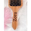 Bambusový kartáč na vlasy s potiskem srdíček