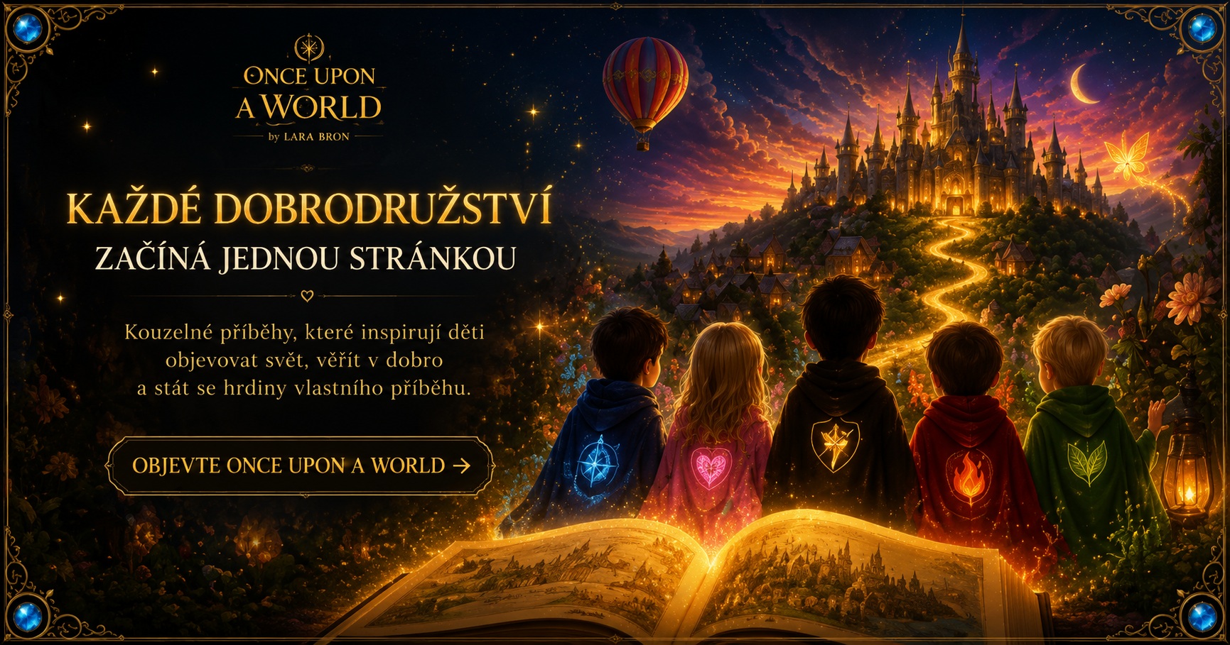 Once Upon a World – kouzelné knihy, příběhy a dobrodružství pro děti.
