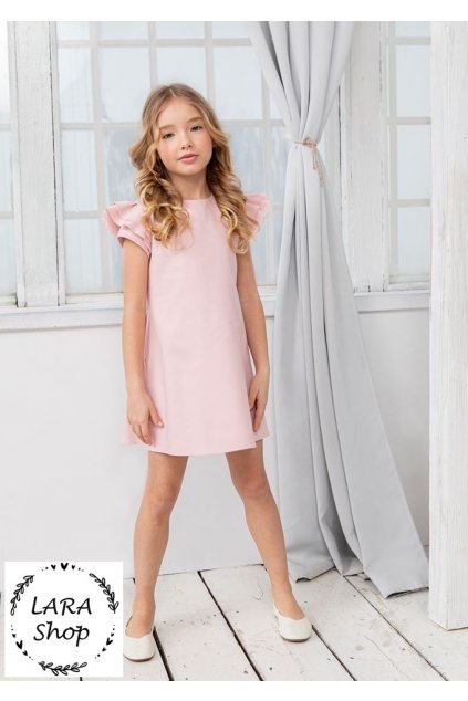 All for kids dívčí šaty růžové