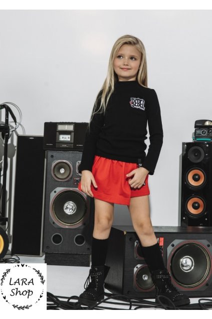 All for kids dívčí sukně/šortky Rock Star červené