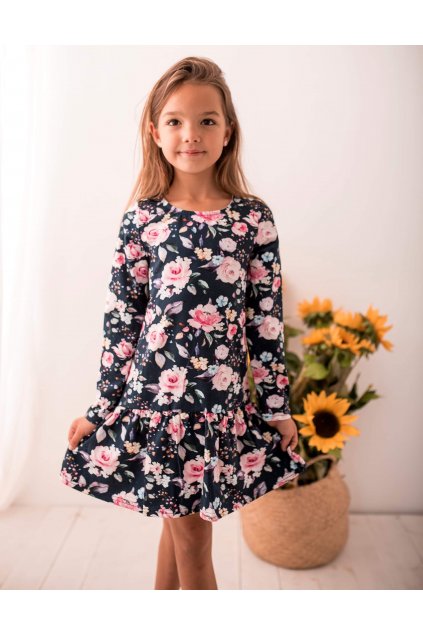 Lily Grey dívčí šaty modré