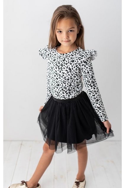 Lily Grey dívčí tričko s leopardím vzorem