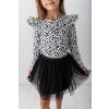 Lily Grey dívčí tričko s leopardím vzorem