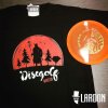 discgolf triko tshirt frisbee warior nature