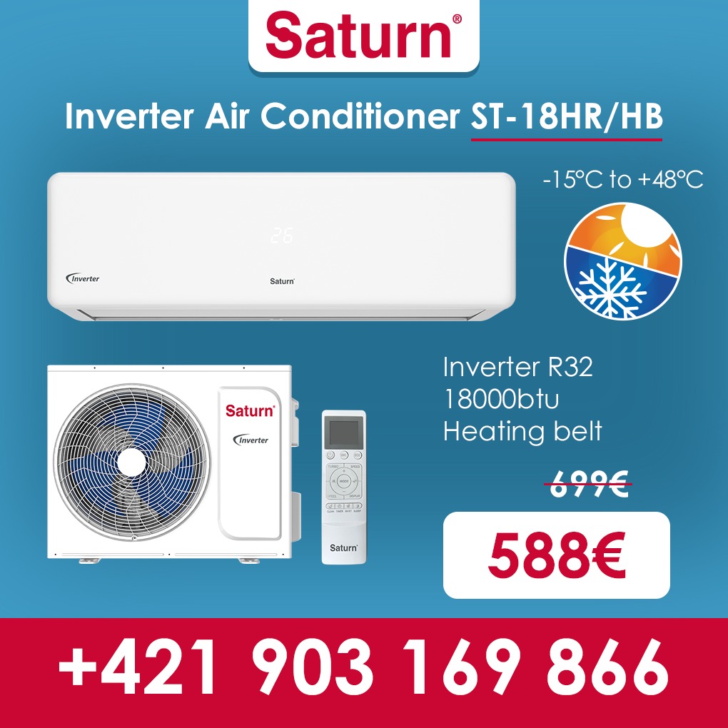 SPLITOVÁ KLIMATIZÁCIA INVERTOROVÉHO TYPU ST-18HR/HB