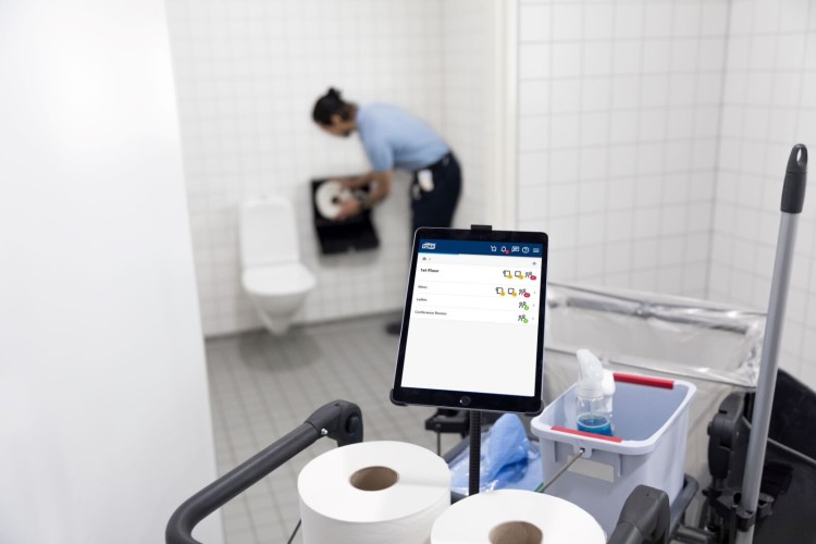 Mapa návštěvnosti Tork Vision Cleaning