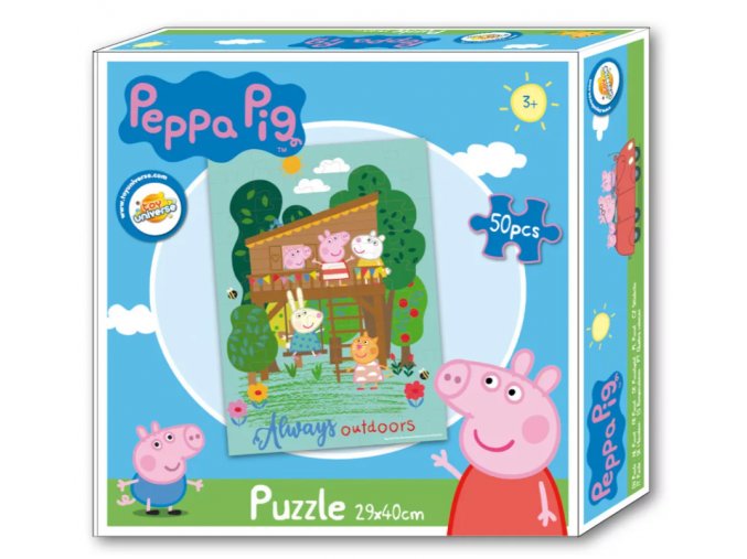 Puzzle PEPPA PIG chaloupka 50dílků