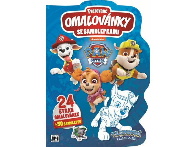 OMALOVÁNKA TVAROVANÁ PAW PATROL