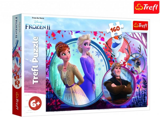 77442 trefl puzzle 160 disney frozen 2