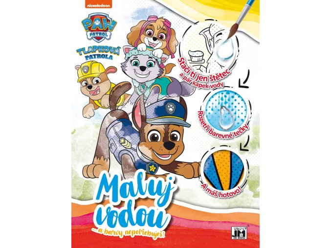 OMALOVÁNKA VODOVÁ A4 Tlapková Patrola