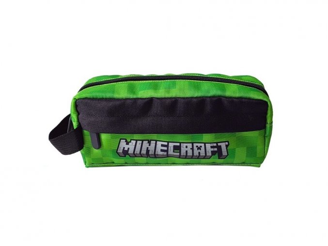 103390 pouzdro minecraft 2 kapsy zelene