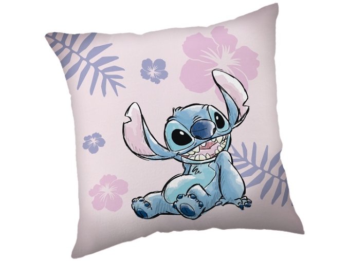 vyr 7005985 JERRY FABRICS Polstarek Lilo a Stitch Pink 35x35 cm