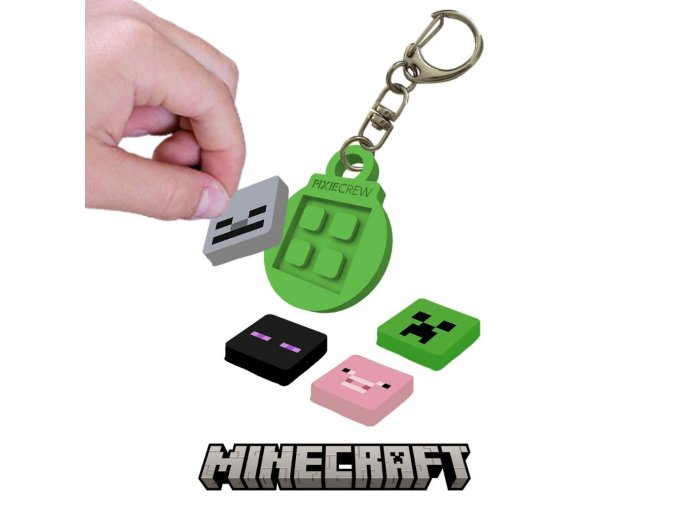 PIXIE CREW Clipring MINECRAFT klíčenka