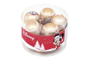 107730 1 vanocni ozdoby minnie 10 kusu zlate