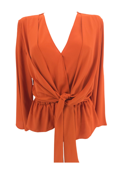 cihlový top TOPSHOP