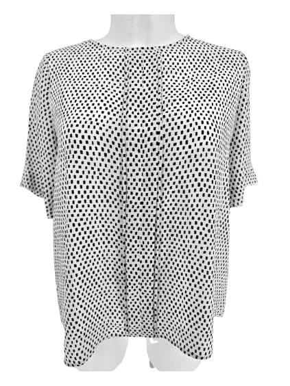 černobílá halenka  MARKS & SPENCER