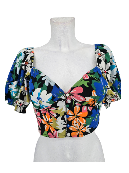 barevný crop top INFLUENCE