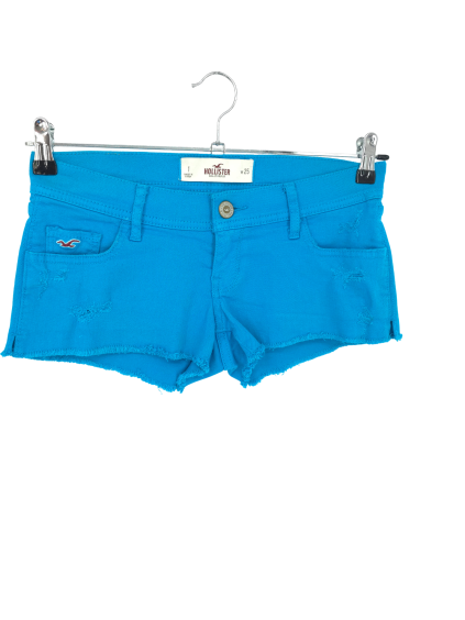 modré mini kraťasy HOLLISTER