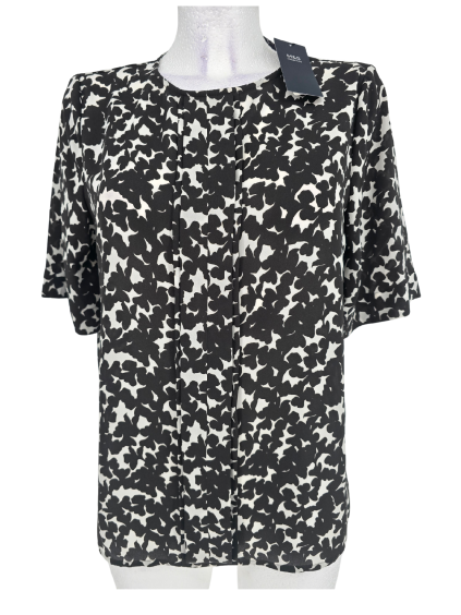 černobílá halenka  MARKS & SPENCER