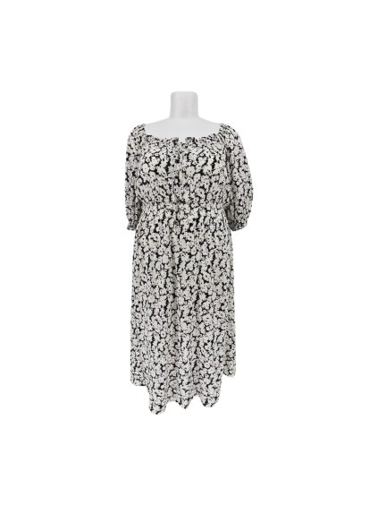 černobílé šaty MARKS & SPENCER  uk 24 - 50/52