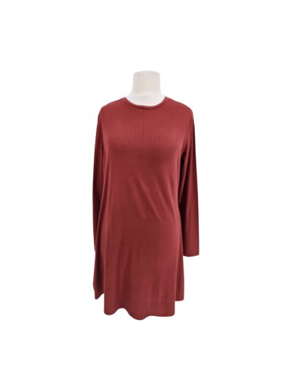 hnědé pružné šaty PRIMARK  uk 18 - 44/46