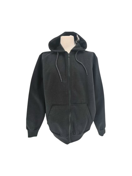 basic černá propínací mikina  PEP&CO