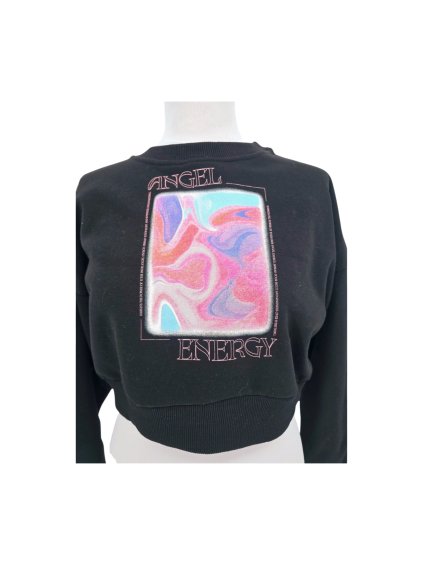 crop černá mikina PRIMARK