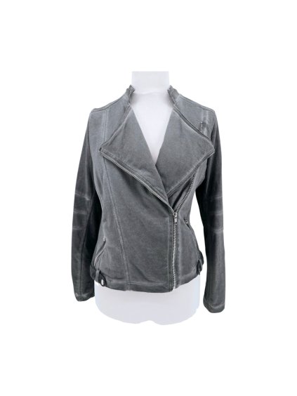 šedá bavlněná bunda  VENICE BEACH