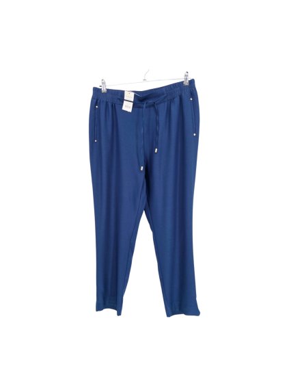 modré kalhoty s pružným pasem   GEORGE