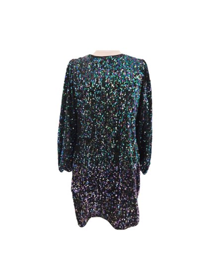 sametové šaty s barevnými flitry GEORGE