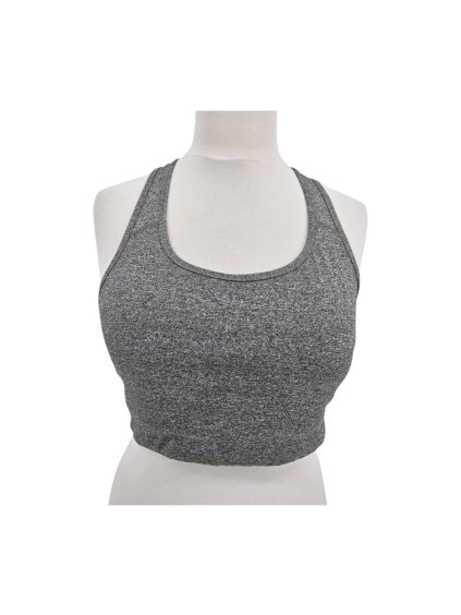 šedý sportovní top SOULUXE
