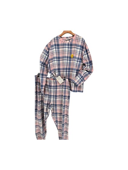 kostkované fleesové pyžamo GEORGE