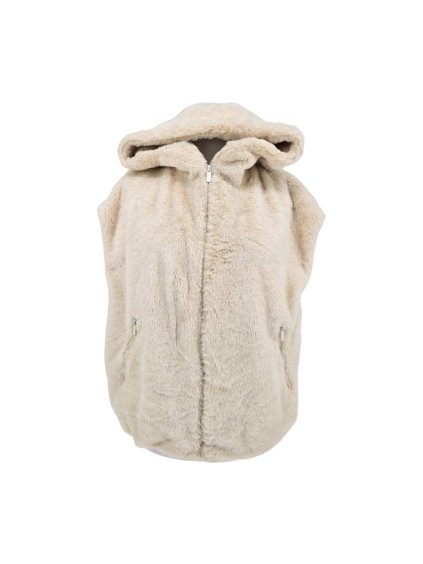 kožešinová široká vesta  PRIMARK