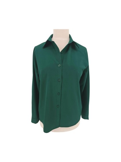 zelená klasická košile SHEIN