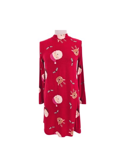pružné vánoční pohodlné šaty PAPAYA