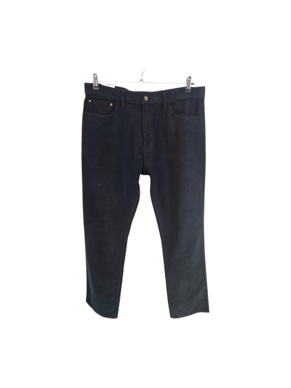 černé bavlněné kalhoty  MARKS & SPENCER