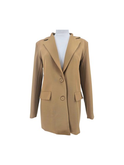 hnědé sako  BOOHOO