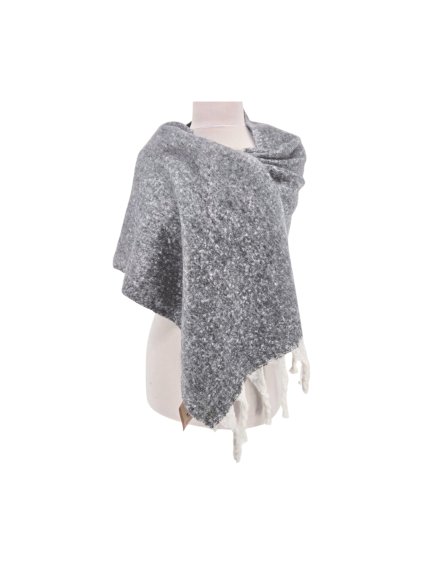 teplá šedá šála  TU